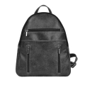 Grafitowy plecak, skórzany damski model TSM19/02