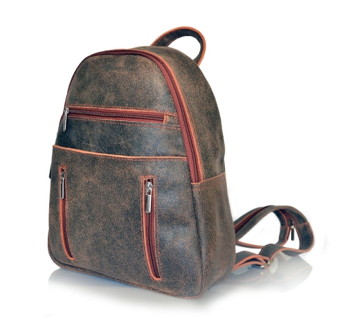 Plecak  skórzany w stylu vintage model TSM19/02