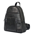 Grafitowy plecak, skórzany damski model TSM19/02