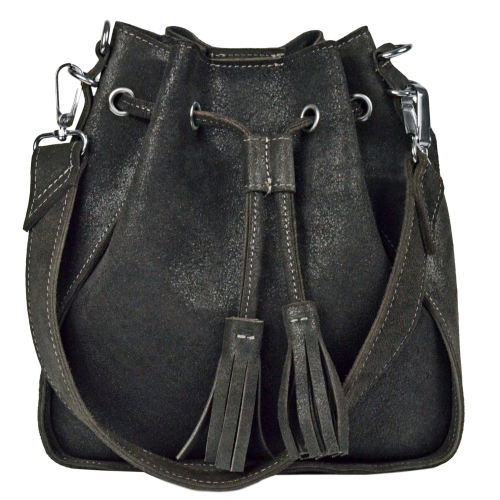 Torebka damska worek na ramię w stylu vintage