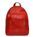 czerwony plecak damski