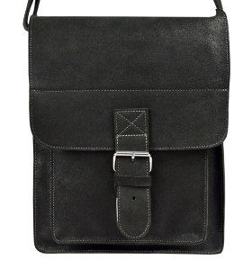 Listonoszka, Torba skórzana na ramię  w stylu vintage