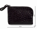Etui ze skóry croco - mieści karty, banknoty lub klucze