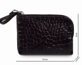 Etui ze skóry croco - mieści karty, banknoty lub klucze