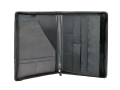 grafitowa aktówka skórzana mieści format A4