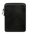 męska czarna saszetka skórzana, mała torebka  A-ART