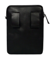 męska czarna saszetka skórzana, mała torebka  A-ART