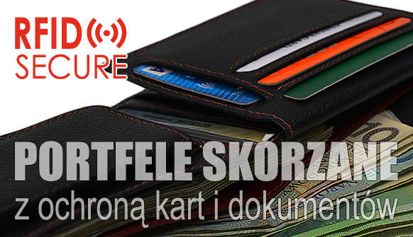 portfele skórzane