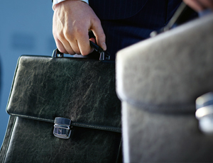 Skórzana torba dla eleganckiego mężczyzny.